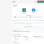 Shopify’s Facebook channel settings Shopify’s Facebook channel settings