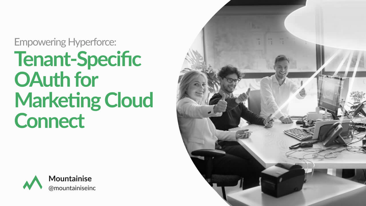 Tenant-Specific OAuth for Marketing Cloud Connect