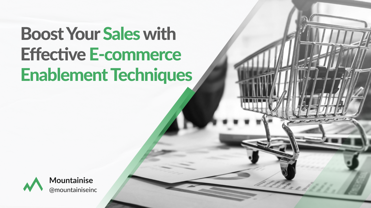 E-commerce Enablement Techniques