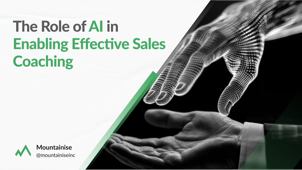 The Role of AI in Enabling Effective Sales Coaching