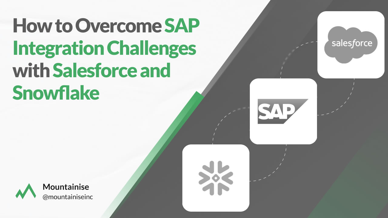 SAP Integration Challenges with Salesforce and Snowflake